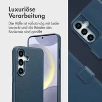Accezz 2-in-1 Klapphülle aus Leder mit MagSafe Samsung Galaxy S25 Plus - Nightfall Blue