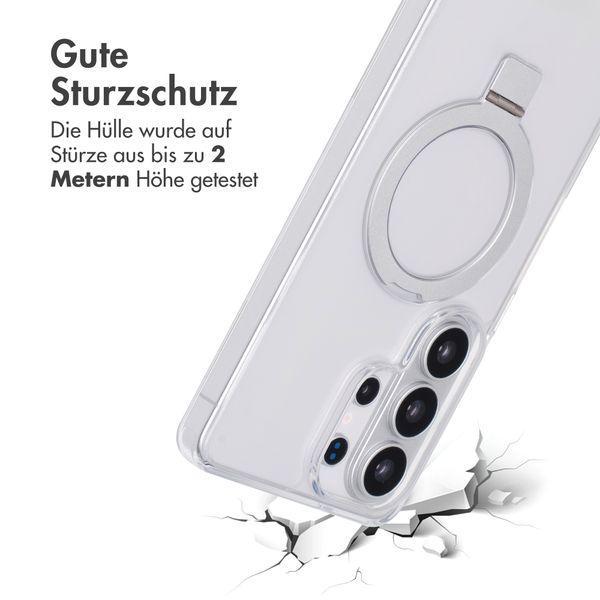Accezz Ring Stand Backcover mit MagSafe Samsung Galaxy S26 Ultra - Transparent