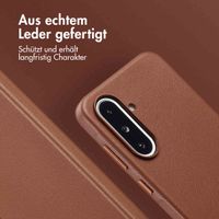 Accezz MagSafe Leather Backcover Samsung Galaxy A36 / A56 - Sienna Brown