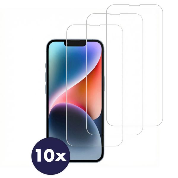 Accezz Displayschutz 10er-pack aus gehärtetem Glas Apple iPhone 17e / 16e / 14 / 13 / 13 Pro