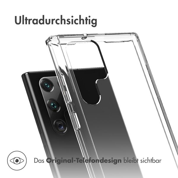 Accezz Xtreme Impact Case Samsung Galaxy S22 Ultra - Transparent