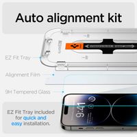 Spigen GLAStR Fit Displayschutzfolie 2er-Pack + Applicator Apple iPhone 14 Pro