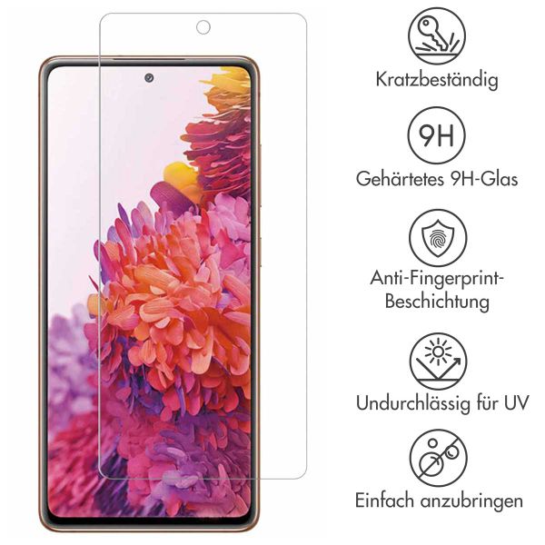 Accezz Screen Protector aus gehärtetem Glas Samsung Galaxy S20 FE