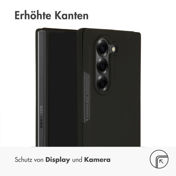 Accezz Liquid Silikoncase Samsung Galaxy Z Fold 6 - Schwarz