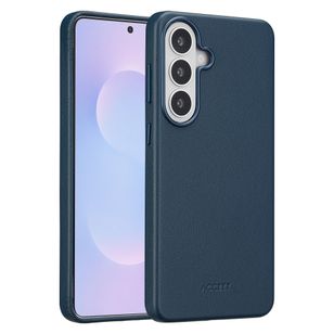 Accezz MagSafe Leather Backcover Samsung Galaxy S26 Plus - Nightfall Blue