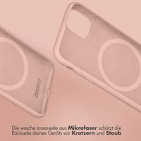 Accezz Liquid Silikoncase mit MagSafe Apple iPhone 14 / 13 - Rosa