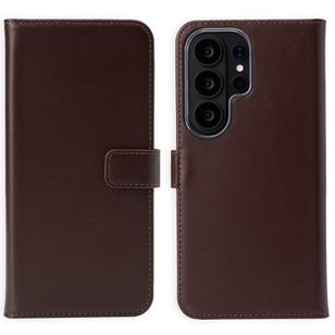 Selencia Echtleder Klapphülle Samsung Galaxy S26 Ultra - Braun