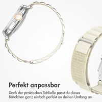 Accezz Nylon Alpine Armband für Apple Watch | 44/45/46/49 mm - Polarstern