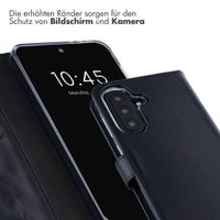 Selencia Echtleder Klapphülle Samsung Galaxy A57 (5G) - Schwarz