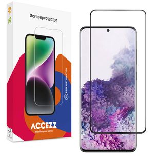 Accezz Full Cover Screen Protector aus gehärtetem Glas Samsung Galaxy S20