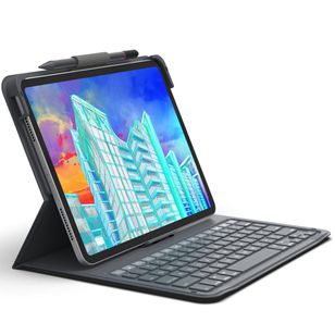 ZAGG Messenger Folio 2 Tastaturhülle Apple iPad 11 (2025) 11 Zoll A16 / iPad 10 (2022) 10.9 Zoll - QWERTY / NL - Charcoal Grey