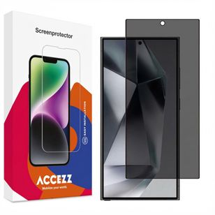 Accezz Privacy Displayschutz aus gehärtetem Glas Samsung Galaxy S24 Ultra
