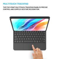 Fixed Typee Tastaturhülle Apple iPad Air 11 Zoll (2026) M4 / (2025) M3 / (2024) M2 / Air 5 (2022) / Air 4 (2020) / Pro 11 (2018/2020/2021/2022) - QWERTY / NL - Schwarz