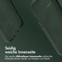 Accezz MagSafe Leather Backcover Apple iPhone 15 - Cedar Green