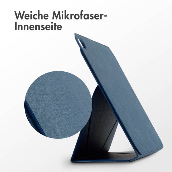 Accezz High Stand tablet case Apple iPad Air 11 Zoll (2026) M4 / (2025) M3 / (2024) M2 / Air 5 (2022) / Air 4 (2020) - Dunkelblau