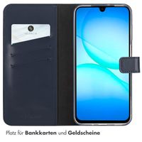 Selencia Echtleder Klapphülle Samsung Galaxy A18 (4G) / A17 (4G/5G) - Blau