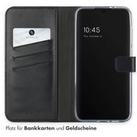 Selencia Echtleder Klapphülle Samsung Galaxy S24 FE - Schwarz