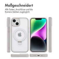 Accezz Ring Stand Backcover mit MagSafe Apple iPhone 14 - Grau