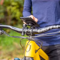 SP Connect Bike Bundle Universal Interface SPC+ Fahrrad-Handyhalterung - Adapter für SPC+ Zubehör - Schwarz