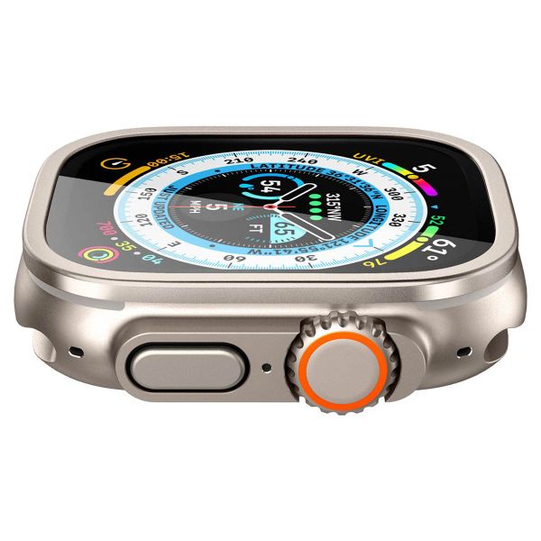 Spigen Glas.tR Slim Pro Displayschutzfolie für das Apple Watch Ultra 1 / 2 - 49 mm - Titaniun