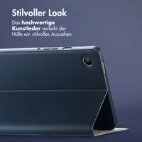 Accezz Classic Klapphülle Samsung Galaxy Tab A9 8.7 Zoll - Dunkelblau