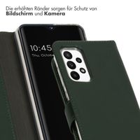Selencia Echtleder Klapphülle Samsung Galaxy A23 (5G) - Grün