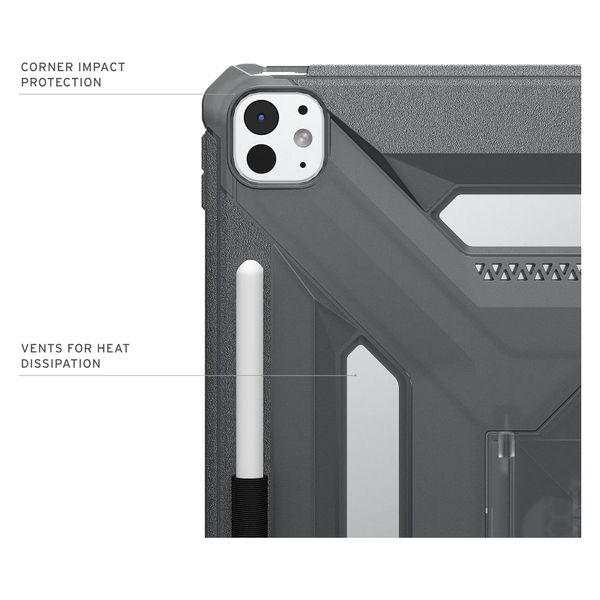 UAG Scout Plus Back Cover mit Ständer Apple iPad Pro 13 (2025) M5 / (2024) M4 - Ash