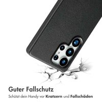 Accezz MagSafe Leather Backcover Samsung Galaxy S25 Ultra - Onyx Black