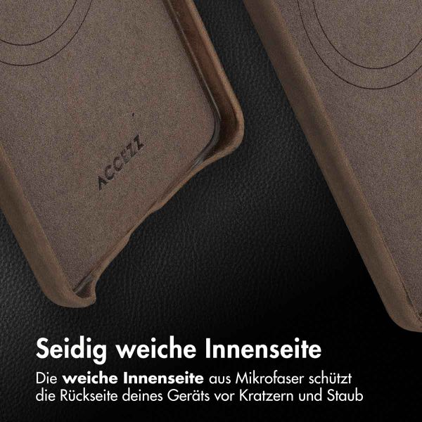 Accezz Vintage Leather Magsafe Backcover Samsung Galaxy S25 Edge - Rustic Brown