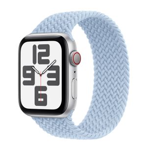 Apple Geflochtenes Solo Loop für  Apple Watch | 44/45/46/49 mm - Größe 8 - Light Blue