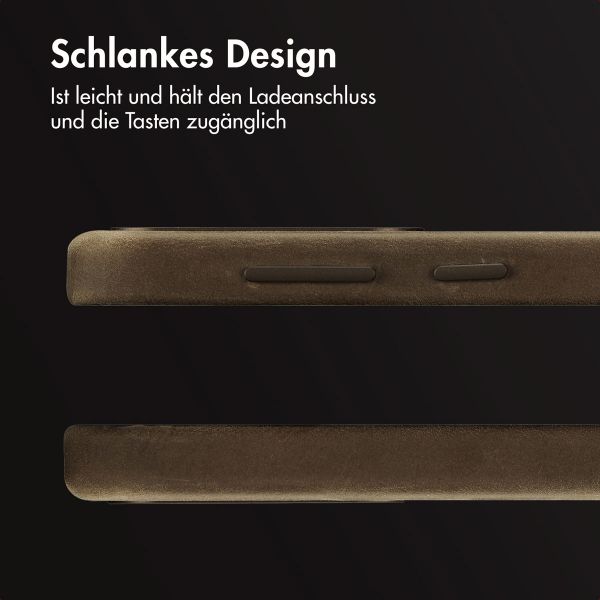 Accezz Vintage Leather Magsafe Backcover Samsung Galaxy S25 / S24 - Rustic Brown