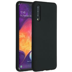 Accezz Liquid Silikoncase Samsung Galaxy A50 / A30s - Schwarz