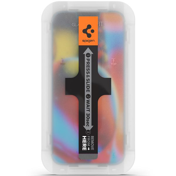 Spigen GLAStR Fit Displayschutzfolie 2er-Pack + Applicator Apple iPhone 13 Pro Max