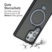Accezz Ring Stand Backcover mit MagSafe Samsung Galaxy S25 Ultra - Schwarz