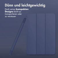 Accezz Smarte Klapphülle aus Silikon Samsung Galaxy Tab A11 Plus / A9 Plus - Dunkelblau