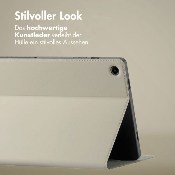 Accezz Classic Klapphülle Samsung Galaxy Tab A11 - Greige