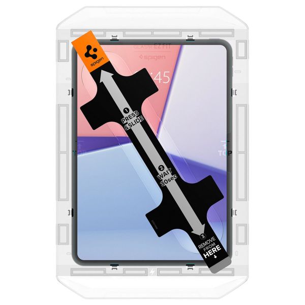 Spigen GLAStR EZ Fit Displayschutzfolie + Applicator Apple iPad Pro 11 (2025) M5 / (2024) M4