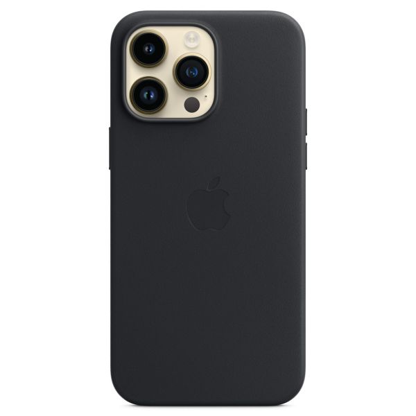 Apple Leder-Case MagSafe Apple iPhone 14 Pro Max - Midnight