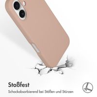 Accezz Liquid Silikoncase mit MagSafe Apple iPhone 16 - Rosa