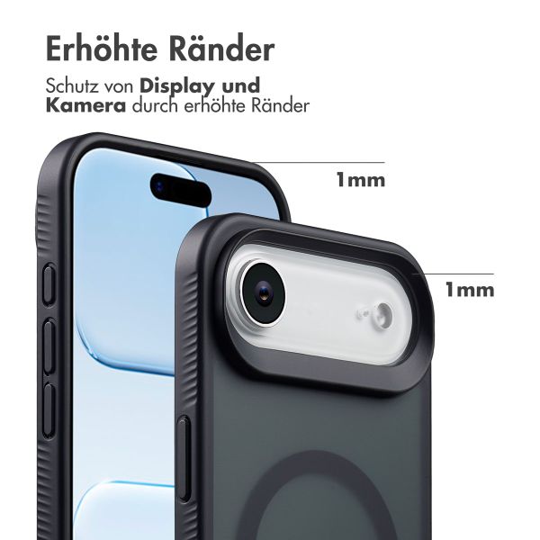 Accezz Rugged Frosted Back Cover mit MagSafe Apple iPhone Air - Schwarz
