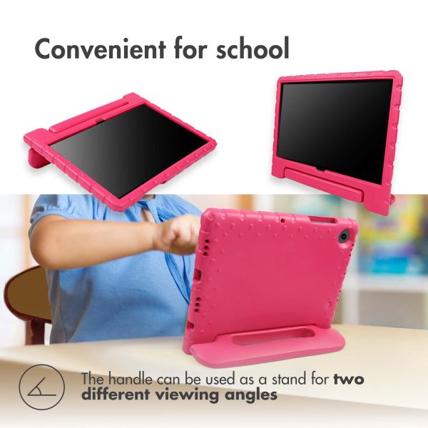 Accezz SchutzHülle mit Handgriff kindersicher Samsung Galaxy Tab A11 Plus / A9 Plus - Rosa