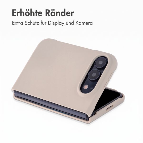 Accezz Liquid Silikoncase mit MagSafe Apple iPhone Duo - Stone