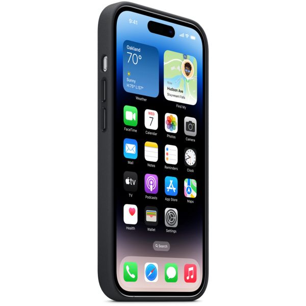 Apple Leder-Case MagSafe Apple iPhone 14 Pro - Midnight