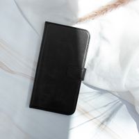 Selencia Echtleder Klapphülle Samsung Galaxy A41 - Schwarz