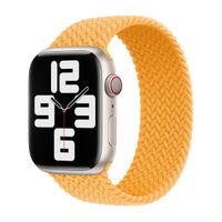 Apple Geflochtenes Solo Loop für  Apple Watch | 38/40/41/42 mm - Größe 3 - Maize