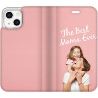 Gestalte deine eigene Compact Gel Klapphülle Apple iPhone 13 Mini - Weiß