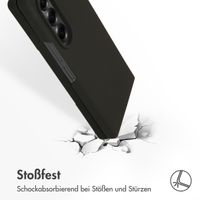 Accezz Liquid Silikoncase Samsung Galaxy Z Fold 6 - Schwarz