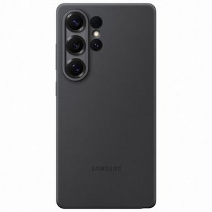 Samsung Original Silikon Cover Samsung Galaxy S25 Ultra - Schwarz