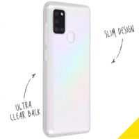 Accezz Clear TPU Backcover Samsung Galaxy A21s - Transparent
