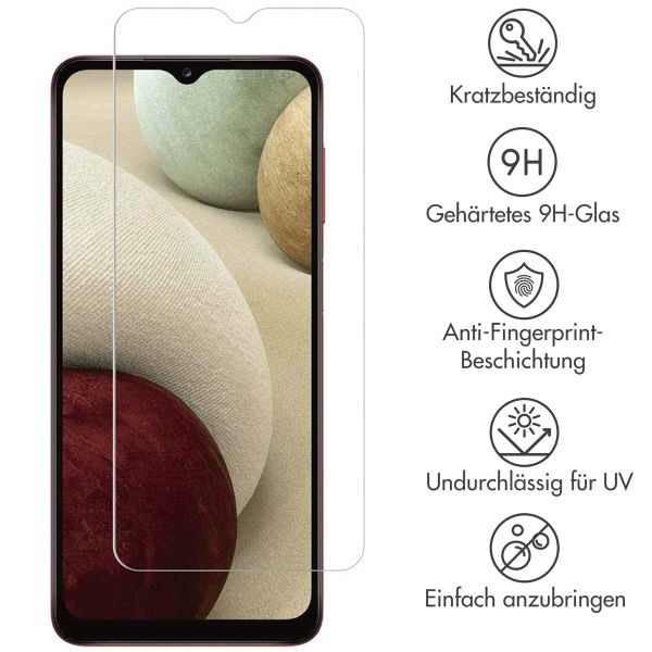 Accezz Gehärtetes Glas Displayschutz 2-pack für das Samsung Galaxy A04(s) / A12 / A32 (5G) / A13 (5G/4G)